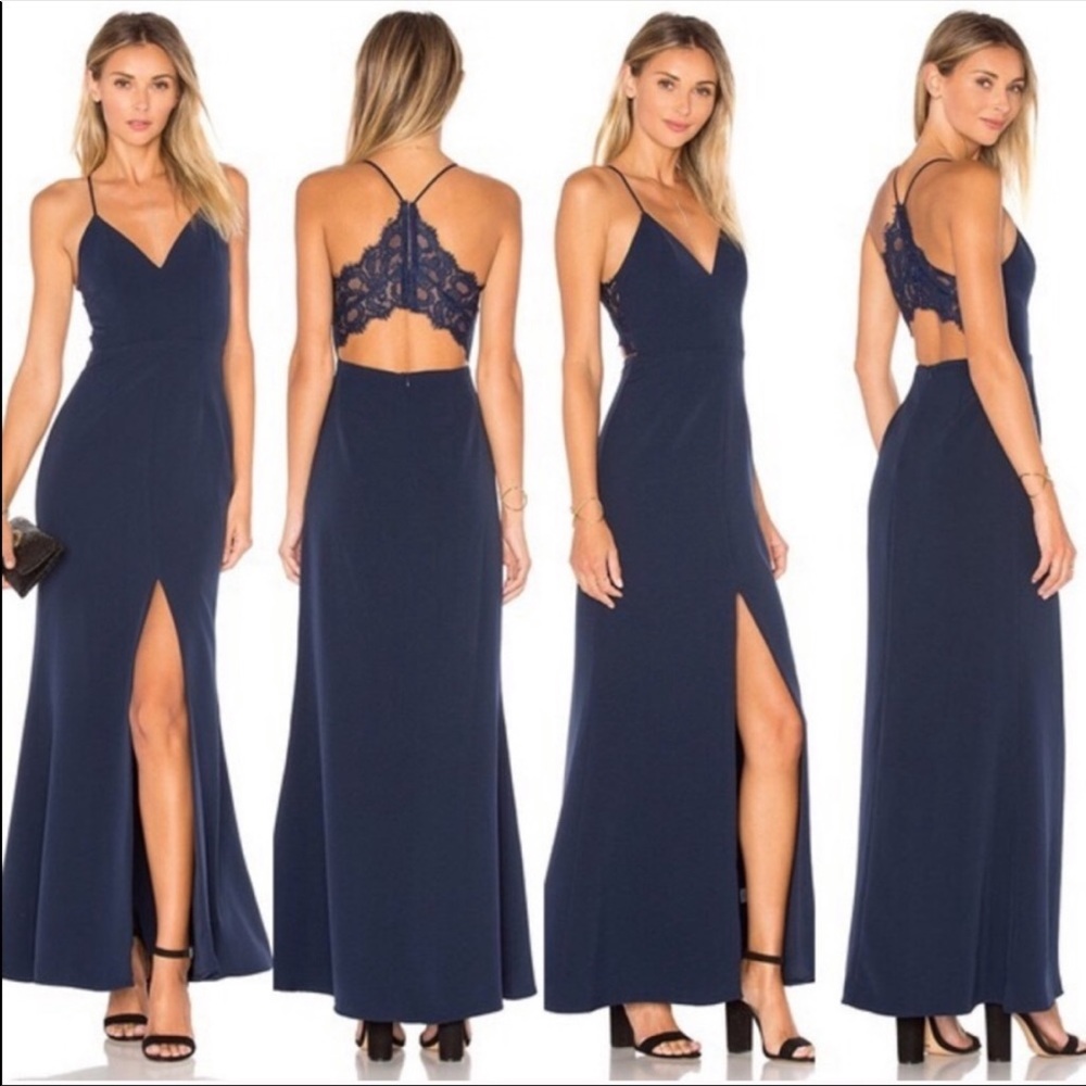 Lovers and Friends navy gown